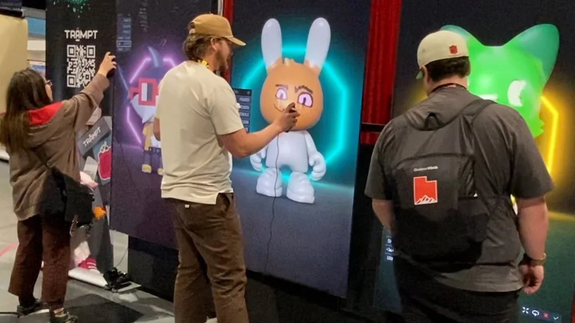 Digital graffiti artwork from DesignerCon