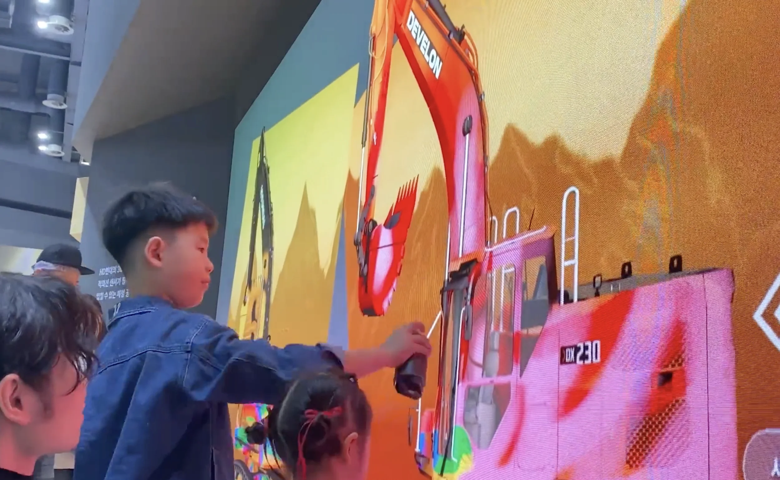 Digital graffiti artwork from Hyundai Seoul