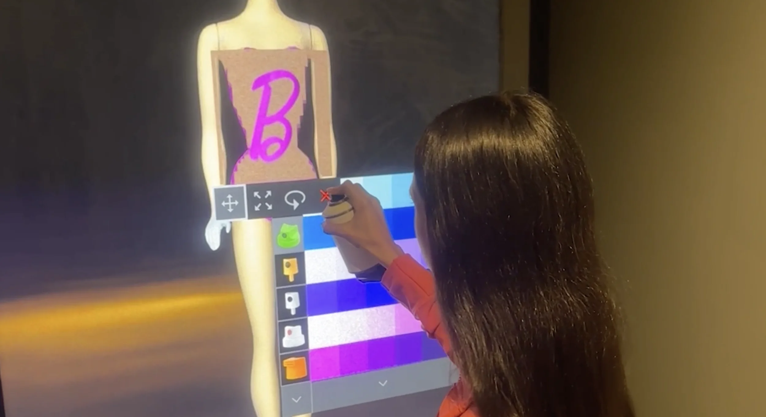 Digital graffiti artwork from Mattel LA