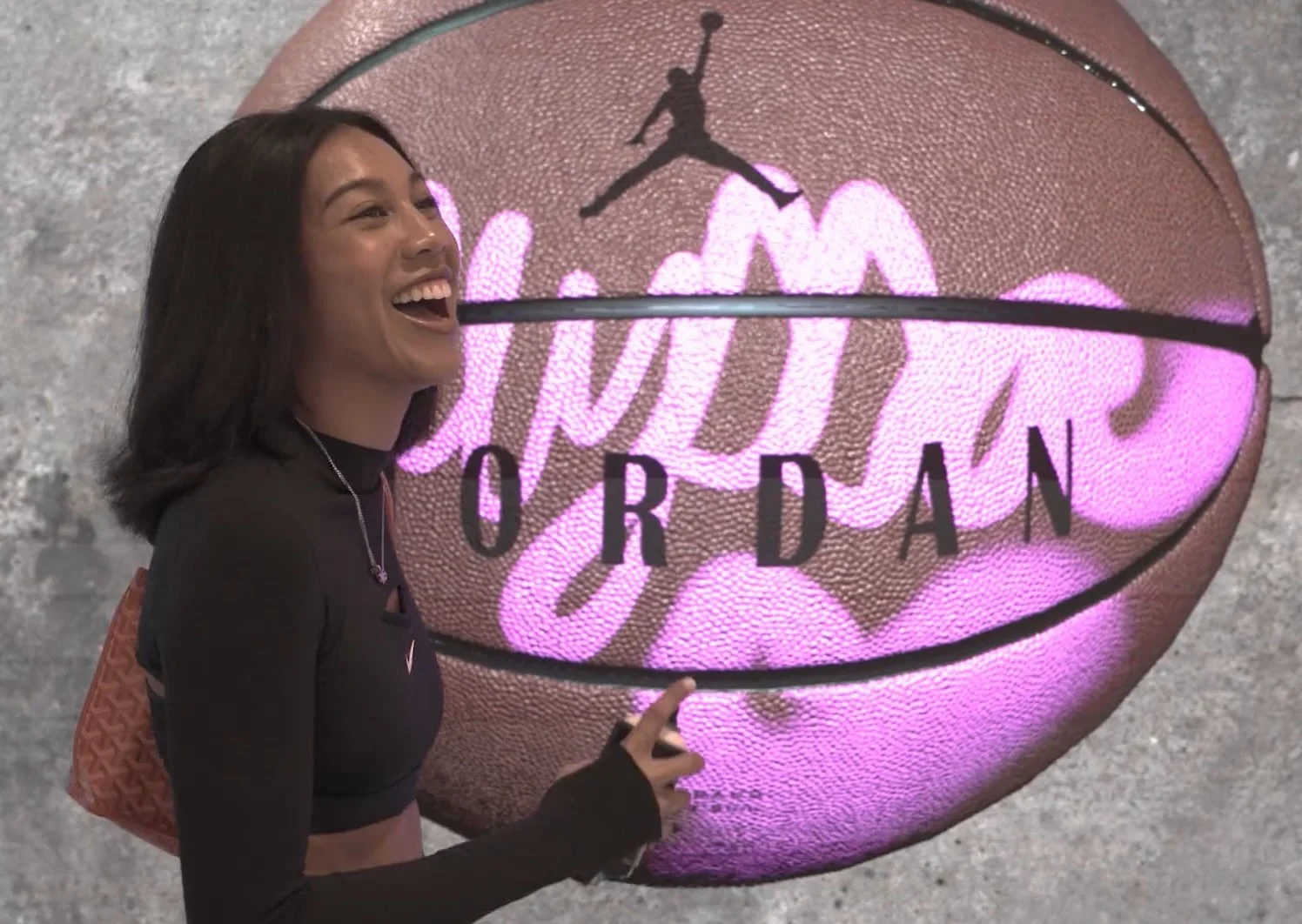 Digital graffiti artwork from Nike activation
