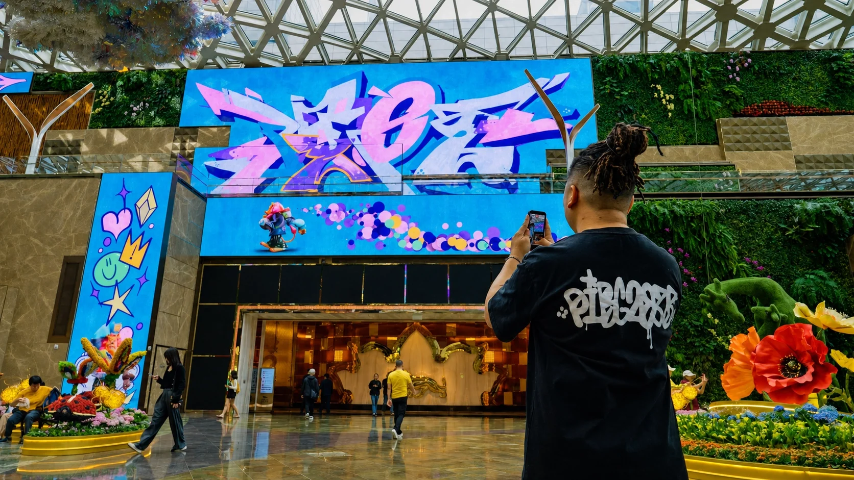 Macau installation with local artists