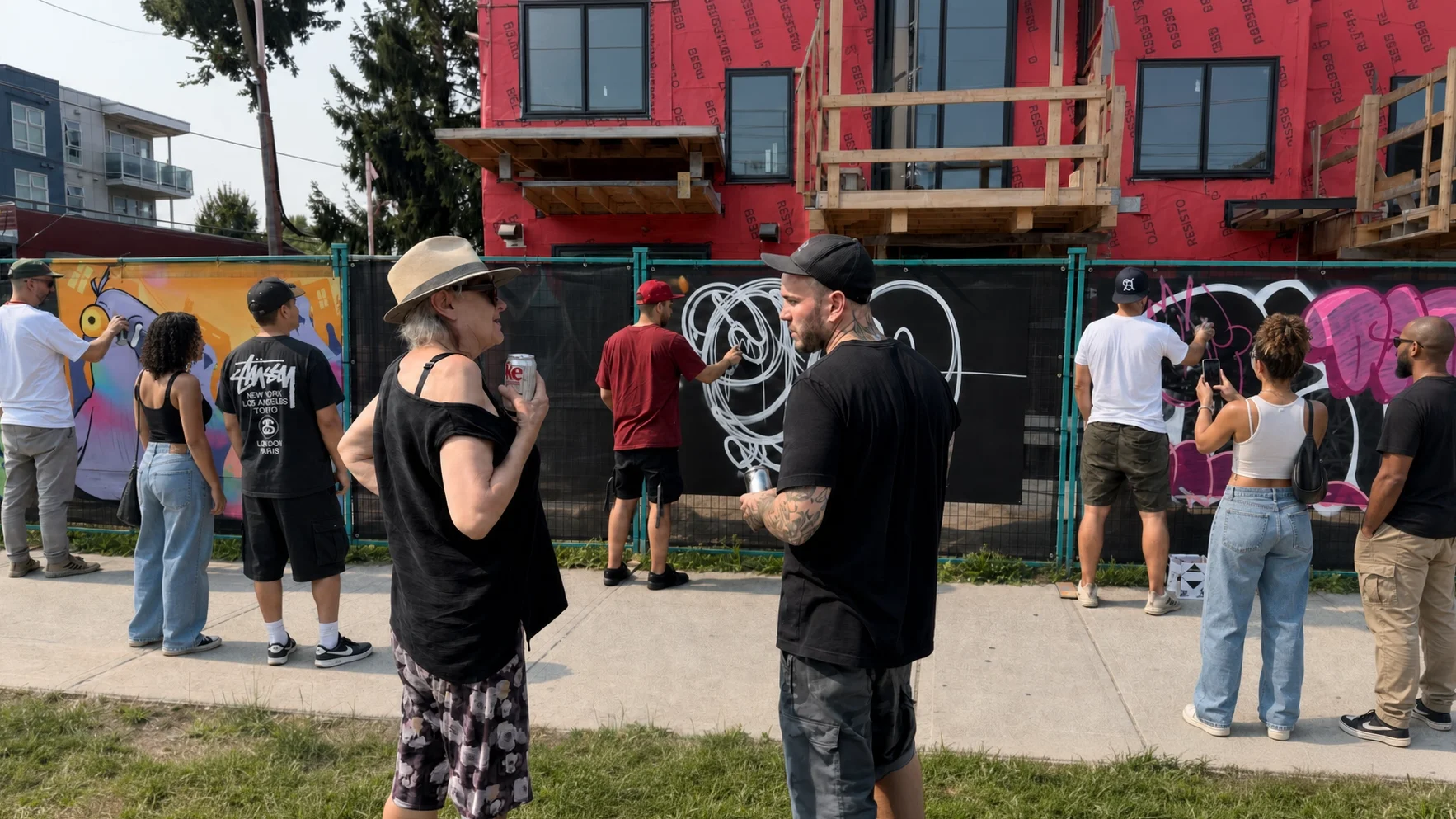 Grassroots graffiti event